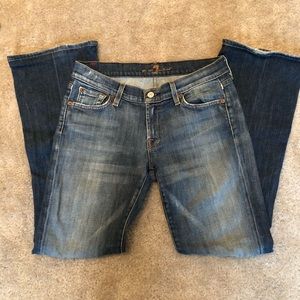 7 for All Mankind boot cut jeans